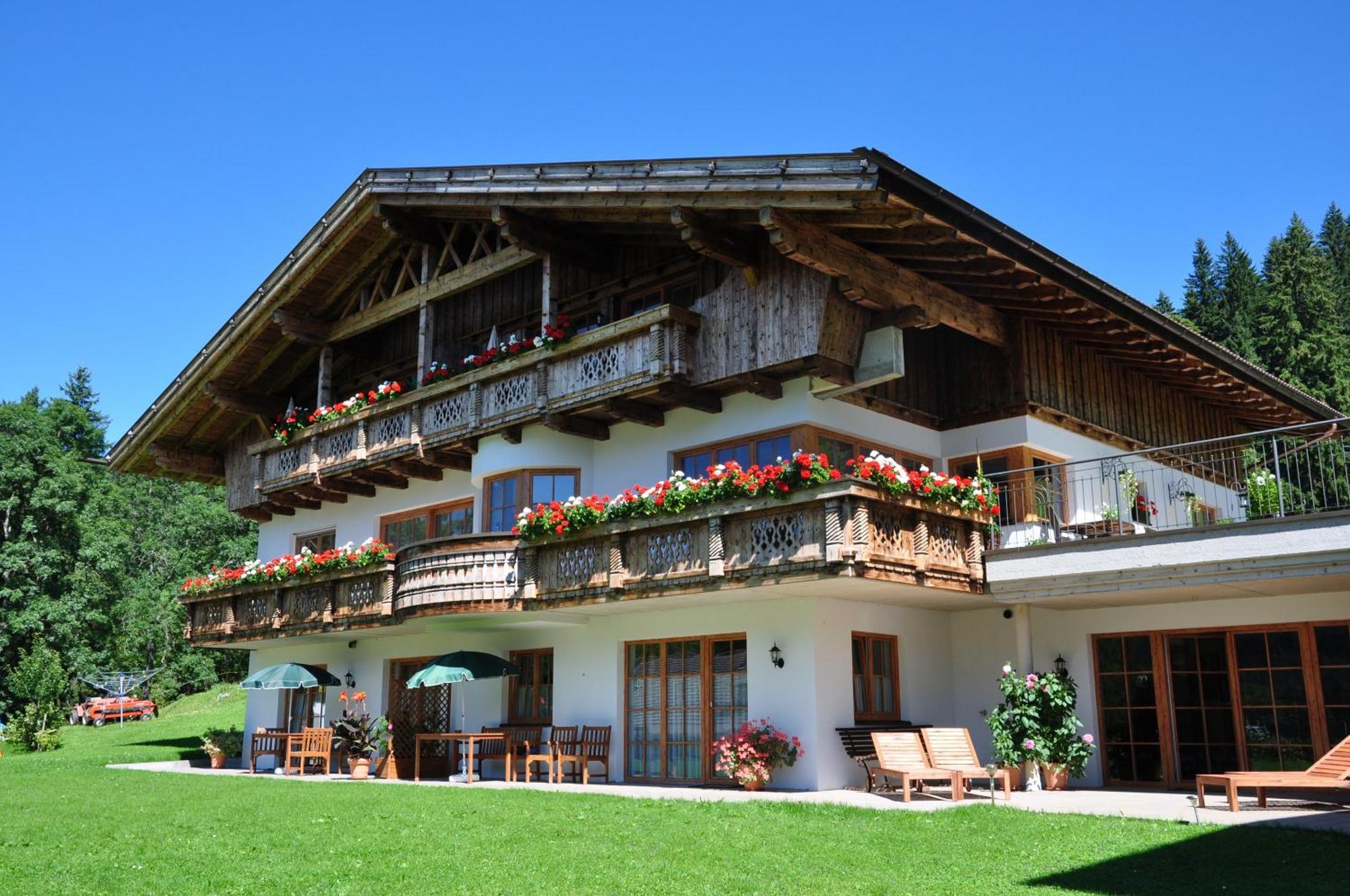 Landhaus Alpensonne Schattwald Bagian luar foto